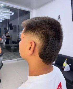 Mullet con degradado