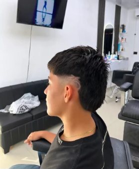 Mullet texturizado con diseño