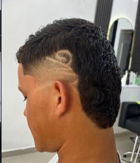 Burst fade con diseño curvo